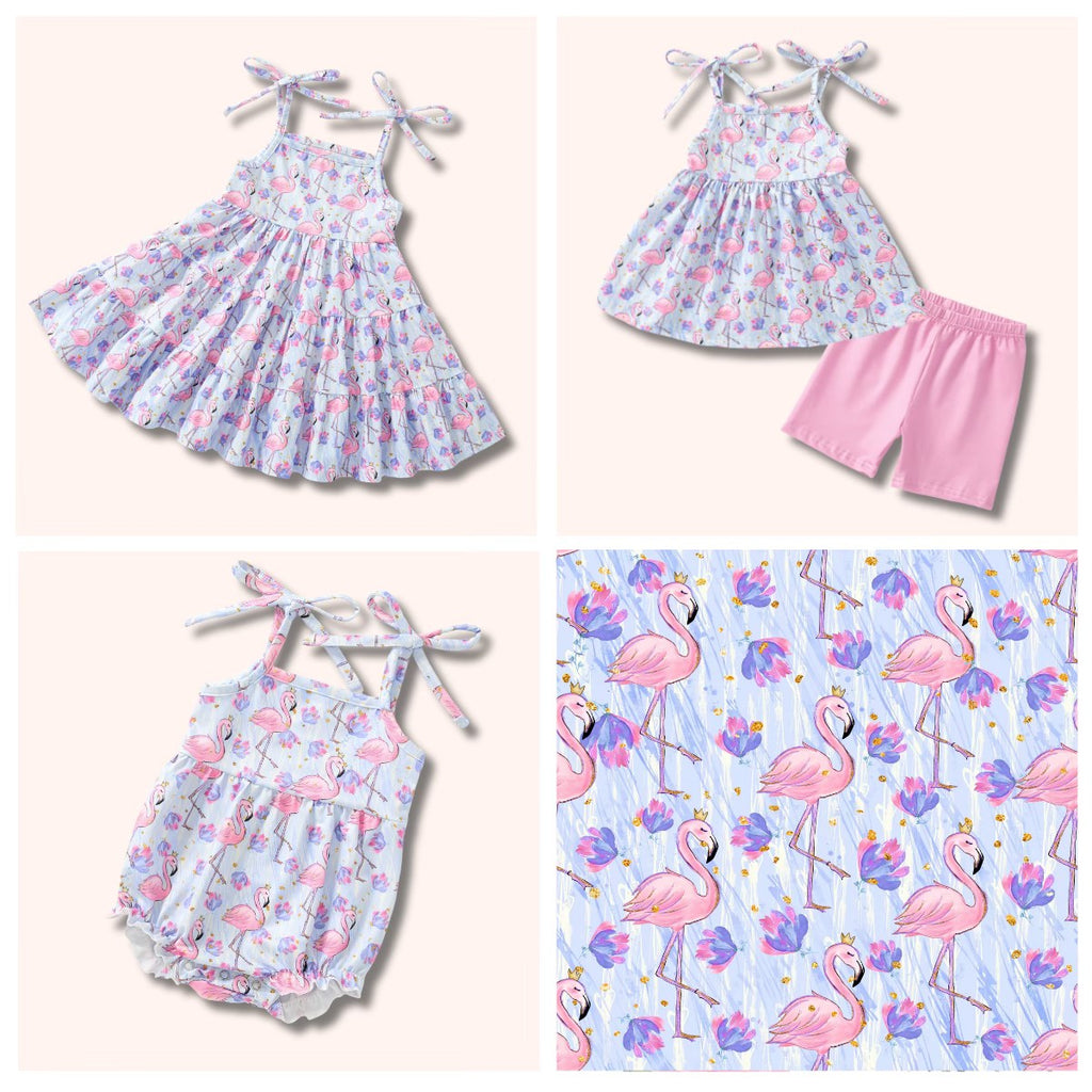 Flamingo Fancy Infant Romper