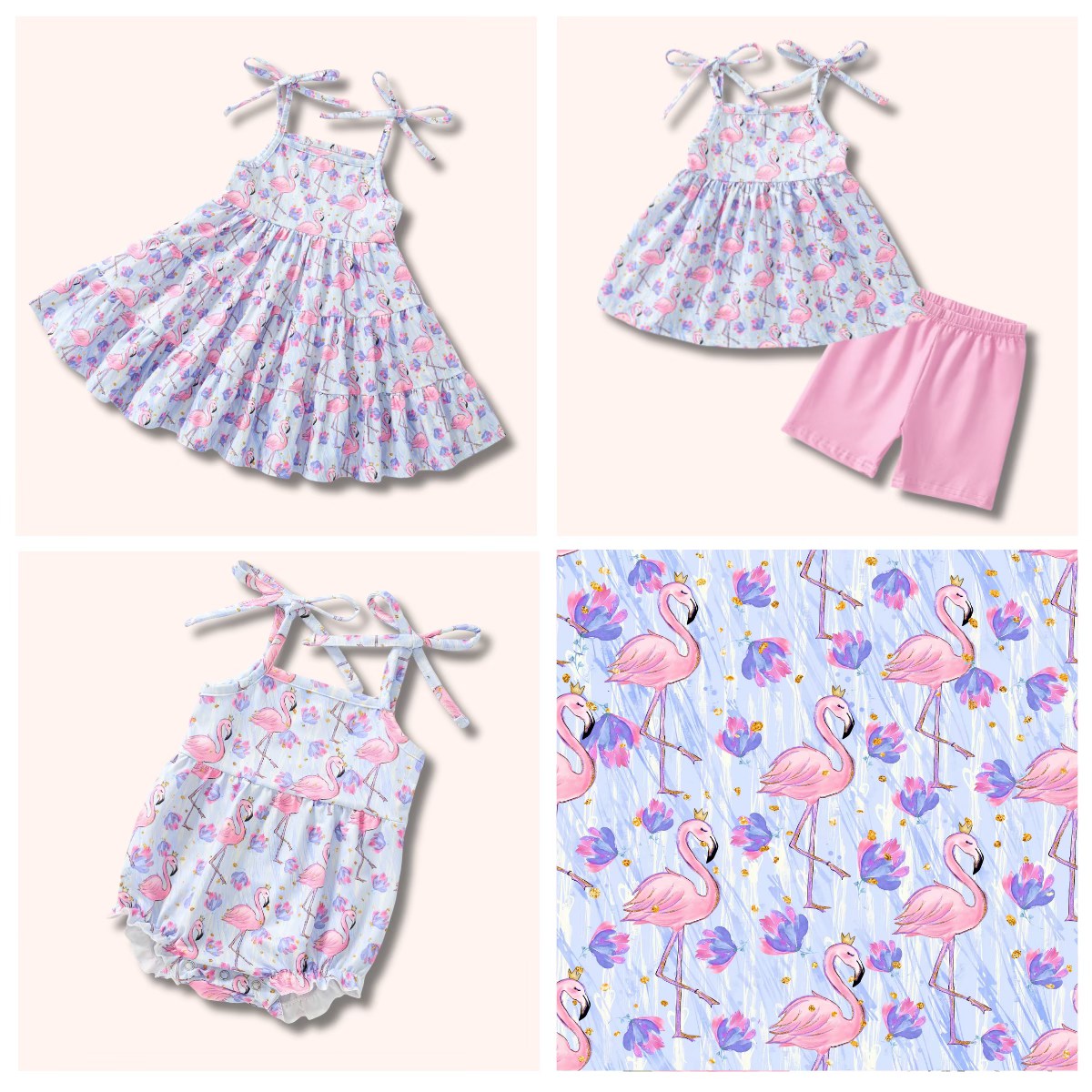 Flamingo Fancy 2pc Set