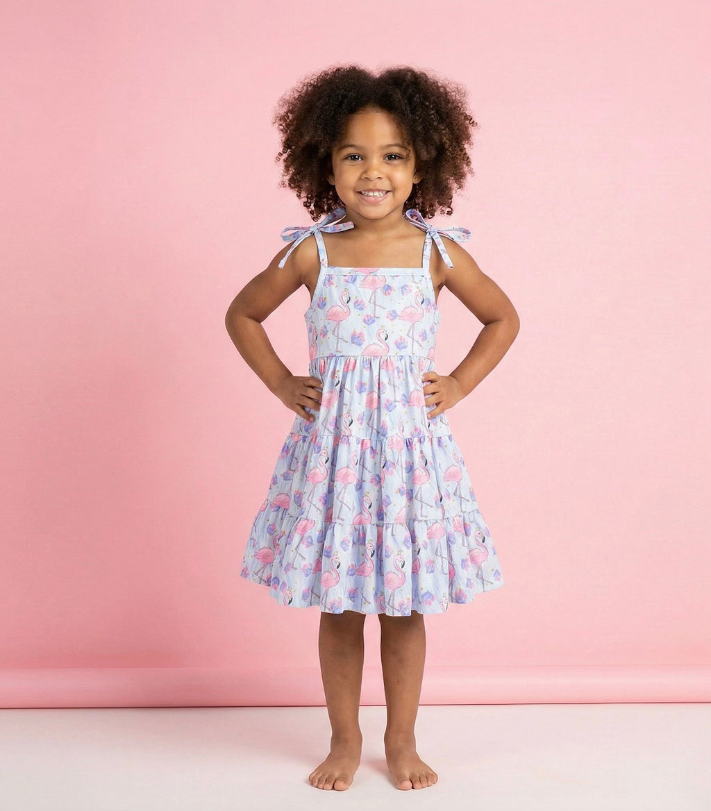 Flamingo Fancy Girl's Dress