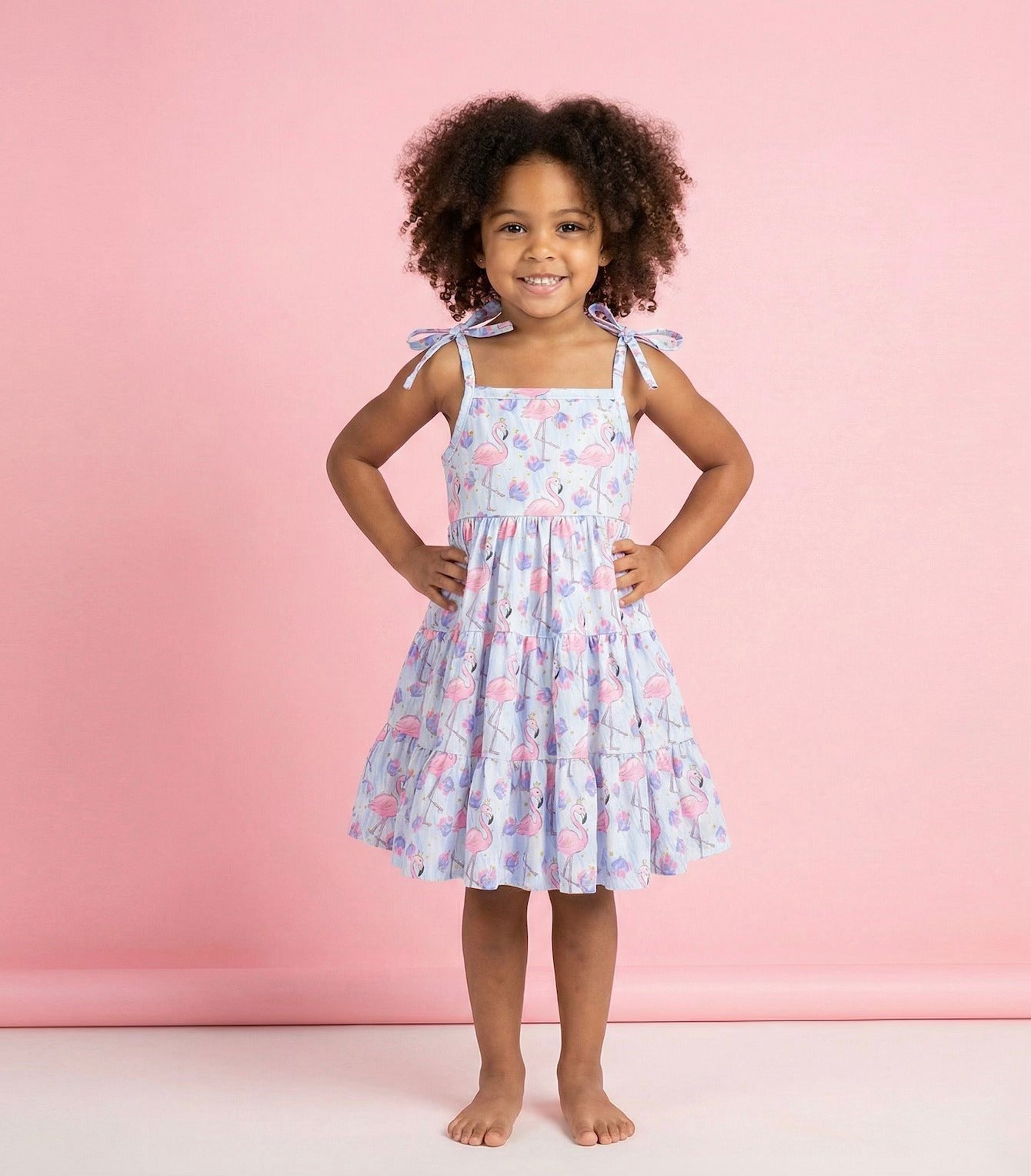 Flamingo Fancy Girl's Dress