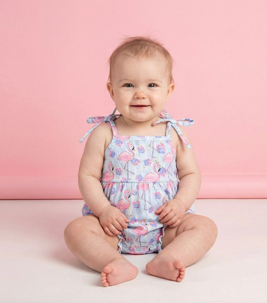 Flamingo Fancy Infant Romper