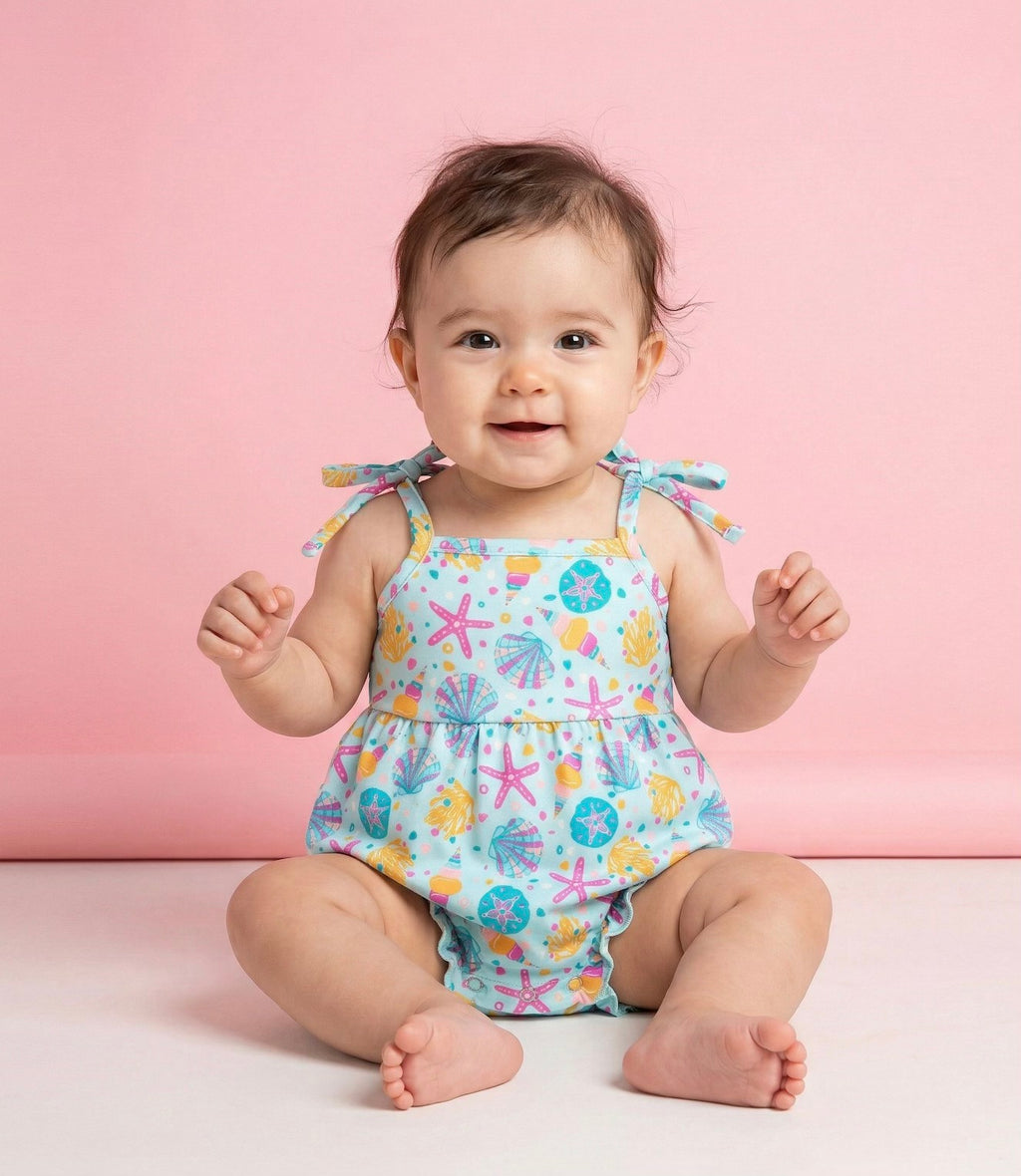 Neon Tide Infant Romper
